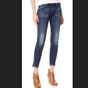 AMO Skinny Twist Slim Fit Mid Rise Jean
